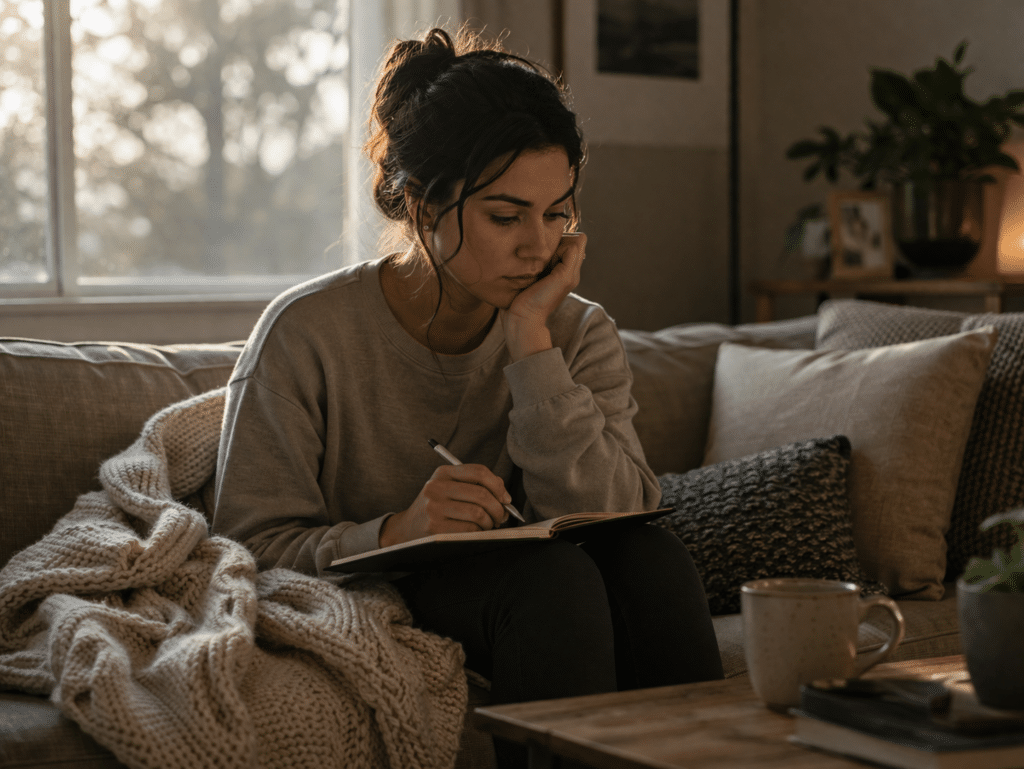 person reflecting on signs your partner is emotionally disconnected
